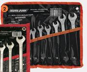 Autogear Combination Spanner Sets 11 Piece Set Sizes: 6-14, 17, 19mm SCS11