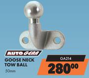Autogear Goose Neck Tow Ball 50mm GA214