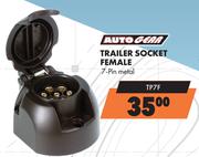 Autogear Trailer Socket Female 7 Pin Metal TP7F