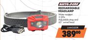 Autogear Rechargeable Headlamp LAM3LEDR