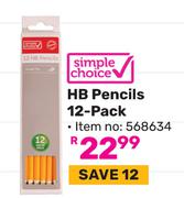Simple Choice HB Pencils (12-Pack) 568634