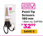 Simple Choice Point Tip Scissors 180mm 549196
