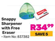 Kores Snappy Sharpener With Free Eraser (837382)
