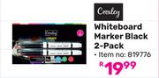 Croxley White Board Marker Black 2-Pack (819776)
