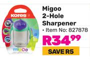 Kores Migoo 2-Hole Sharpener (827878)