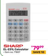 Sharp EL-231L Calculator (71807)