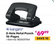 Kangaro 2-Hole Metal Punch 16-Pages (850031764)