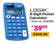 Logik 8-Digit Pocket Calculator (568098)