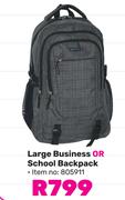 Edison Large Business Or School Backpacks 805911-Each