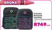 Bronx Everyday Backpack Assorted 850034463001/2-Each