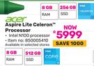 Acer Aspire Lite Celeron Processor 850005410