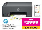 HP Smart Tank 581 All-In-One Printer 836644
