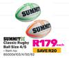Summit Classic Rugby Ball (Size 4/5)-Each