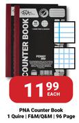 PNA Counter Book 1 Quire F&M/Q&M 96 Page-Each