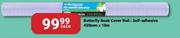 Butterfly Book Cover Roll Self Adhesive 450mm x 10m-Each