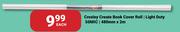 Croxley Create Book Cover Roll Light Duty 50 Mic 480mm x 2m-Each