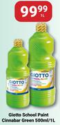 Giotto School Paint (Cinnabar Green)-1Ltr