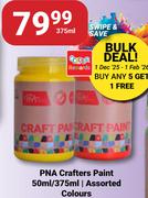 PNA Craft Paint 50ml/375ml (Assorted Colours)-375ml