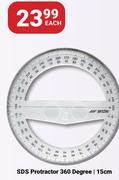 SDS Protractor 360 Degree (15cm)-Each