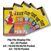 Flip File Display File A4 (40 Pockets)
