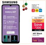 Samsung Galaxy A07 Black Dual Sim 10308543