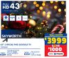 Skyworth 43" (109cm) FHD Google TV 10306145