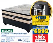 Restonic Bazaruto 152cm Queen Bed Set 10020125