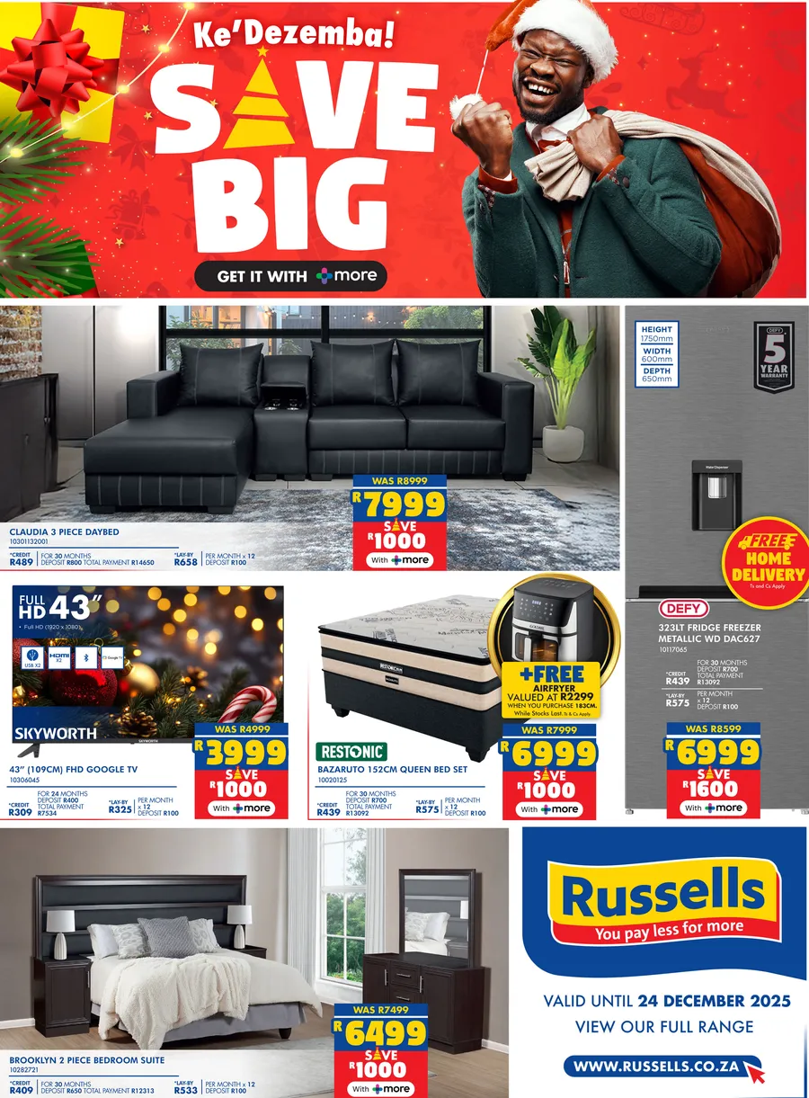 Russells : Ke'Dezemba Save Big (02 December - 24 December 2025)
