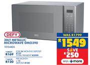 Defy 30L Metallic Microwave DMO390 10124426