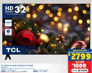 TCL 32" 2K QLED GOOGLE TV 32S5K (10304390)