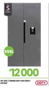 Defy 555L SxS Fridge DFF547 20-543