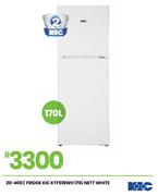 KIC 170L Nett White Fridge KTF518WH 20-400