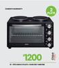 Univa 2 Plate Stove + Oven 30L UMK30B 21-576