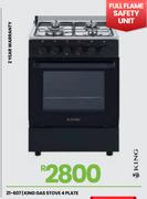 King 4 Plate Gas Stove 21-607