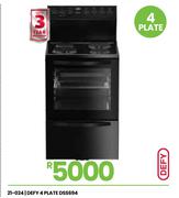 Defy 4 Plate Stove DSS694 21-024