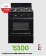 Univa 60cm 4 Burner Gas Stove UG016 21-550