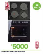 Defy Oven & Hob Set DCB822 21-490