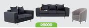 Belle 2 Seater + 3 Seater Sofa + Tub Chair