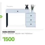 Nara Dresser 985/400 x 405 x 740/605mm 8-494