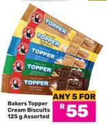 Bakers Topper Cream Biscuits-For 5 x 125g