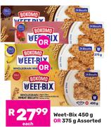 Bokomo Weet Bix-450g Or 375g Each