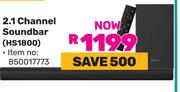 Hisense 2.1 Channel Soundbar HS1800 (850017773)