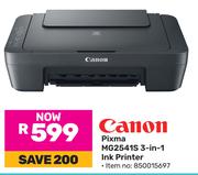 Canon Pixma MG2541S 3-In-1 Ink Printer 850015697