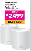 TP-Link AX1500 Whole Home Mesh System WiFi 850012224