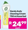 Handy Andy Cleaning Cream Assorted-750ml