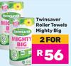 Twinsaver Roller Towels Mighty Big-For 2