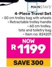 Mainstays 4-Piece Travel Set