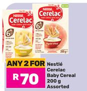 Nestle Cerelac Baby Cereal Assorted-For Any 2 x 200g