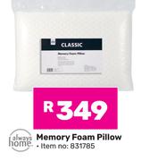 Always Home Memory Foam Pillow