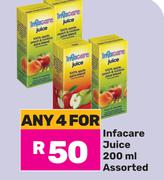 Infacare Juice Assorted-For Any 4 x 200ml
